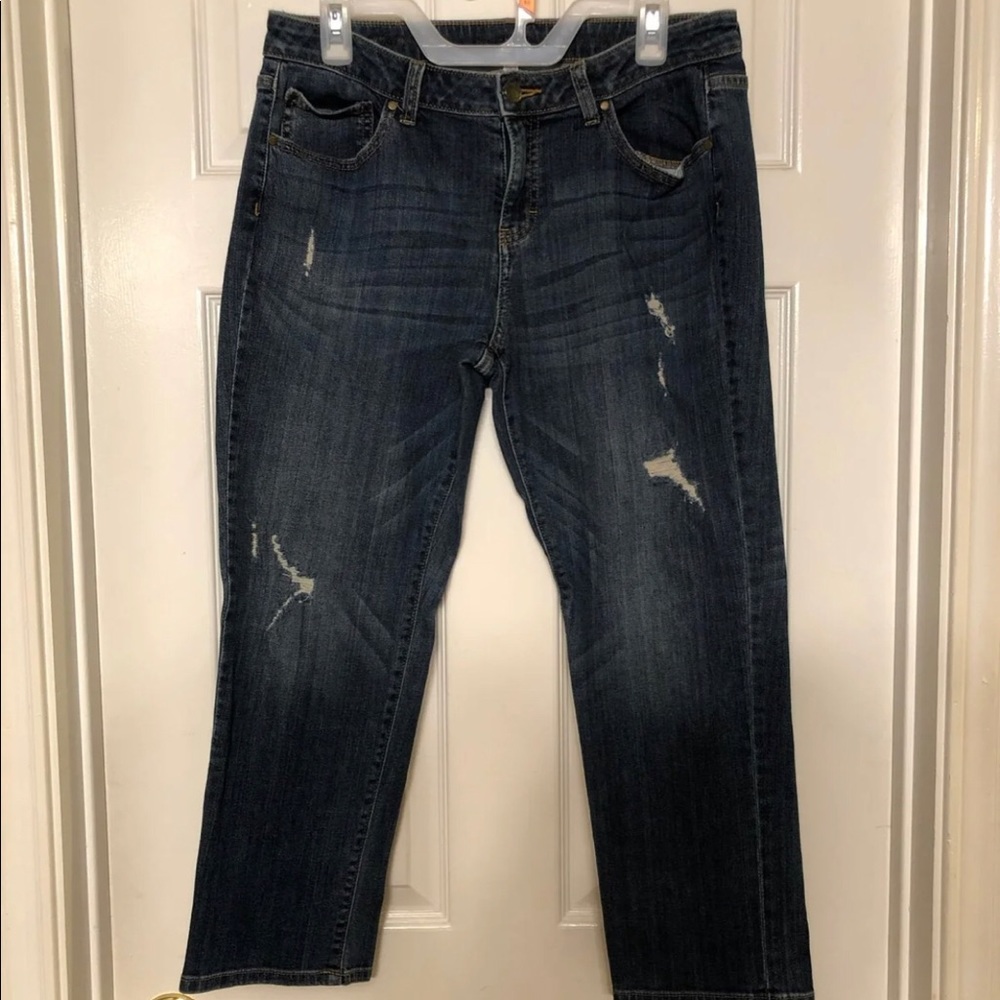 Jennifer Lopez Slim Boyfriend Jeans
